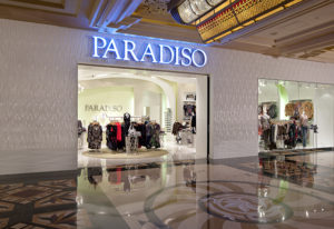 Marshall Retail Group - Paradiso store front at Manalay Bay Shoppes Las Vegas